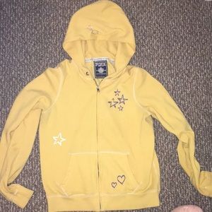 Victoria’s Secret PINK yellow sip up hoodie